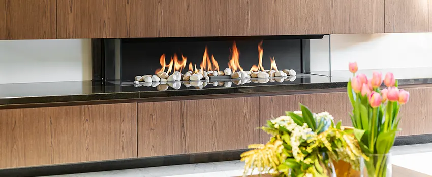 Double-height Fireplace Design Refurbishment in McNair, Virginia